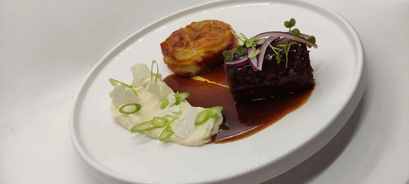 Joue de bœuf au vin rouge chef domicile